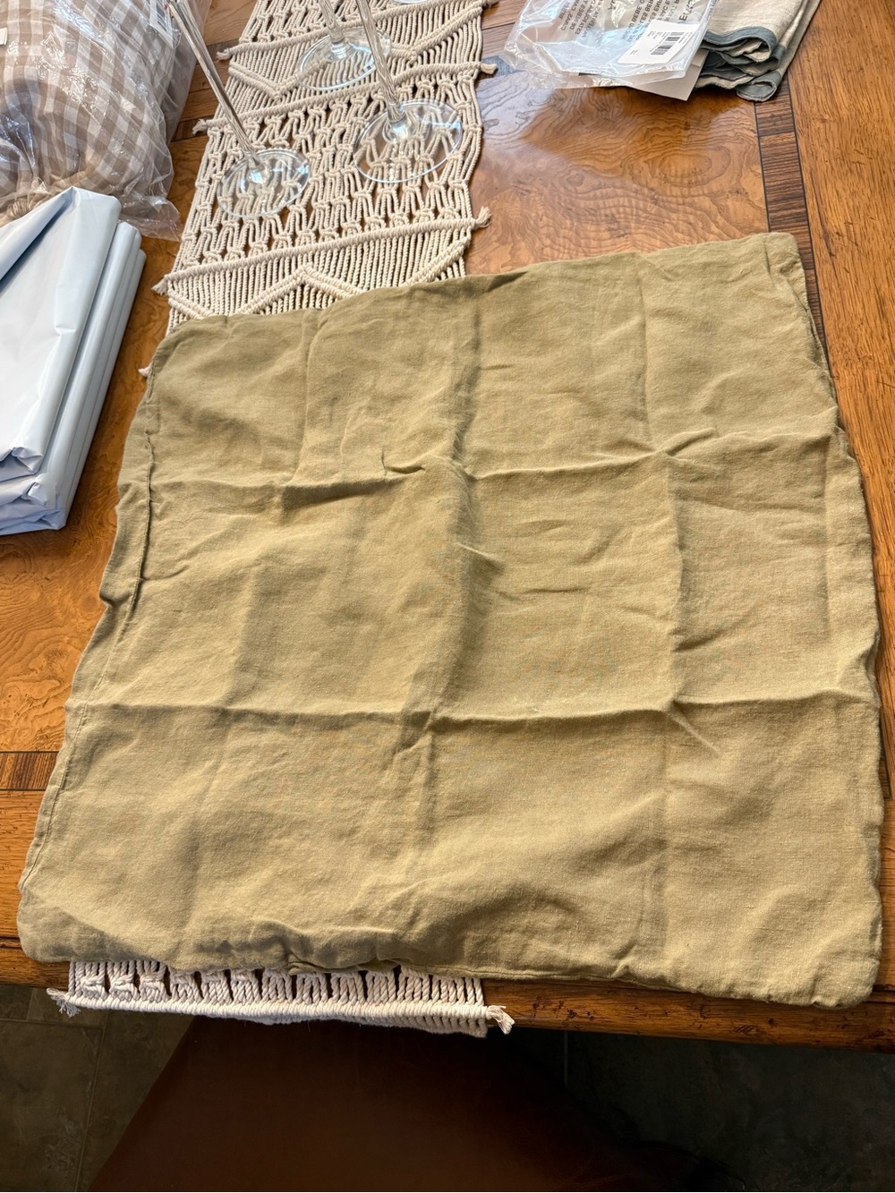 Aloe European Linen Euro Sham